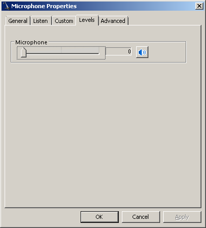 Set volume for sound card