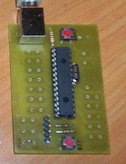 PIC18F2550 board