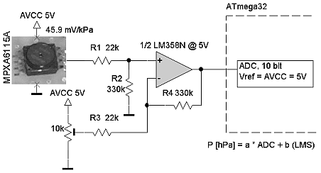 pressure sensor scheme