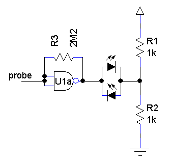 Logic probe - not working