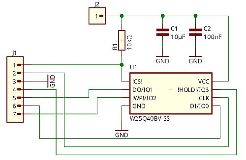 STM32 Nucleo QSPI Flash PCB