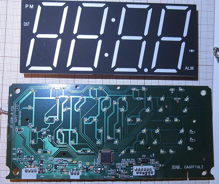 CR1008 LED clock