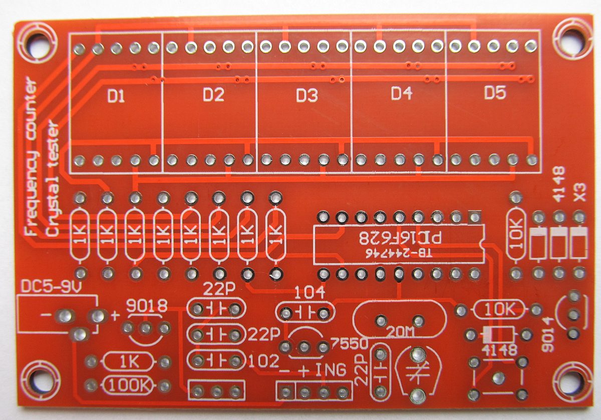 Crystal tester / frequency meter kit