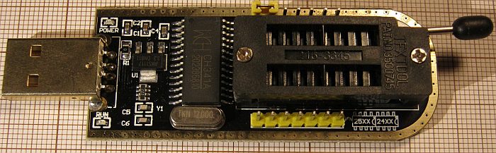 CH341A FLASH/EEPROM programmer