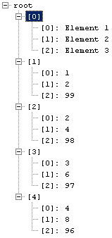 CSV to JSON conversion, row to array