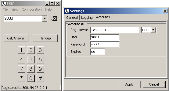 tSIP: prosty klient VoIP