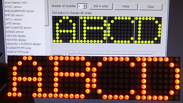 MAX7219 4x8x8 LED display
